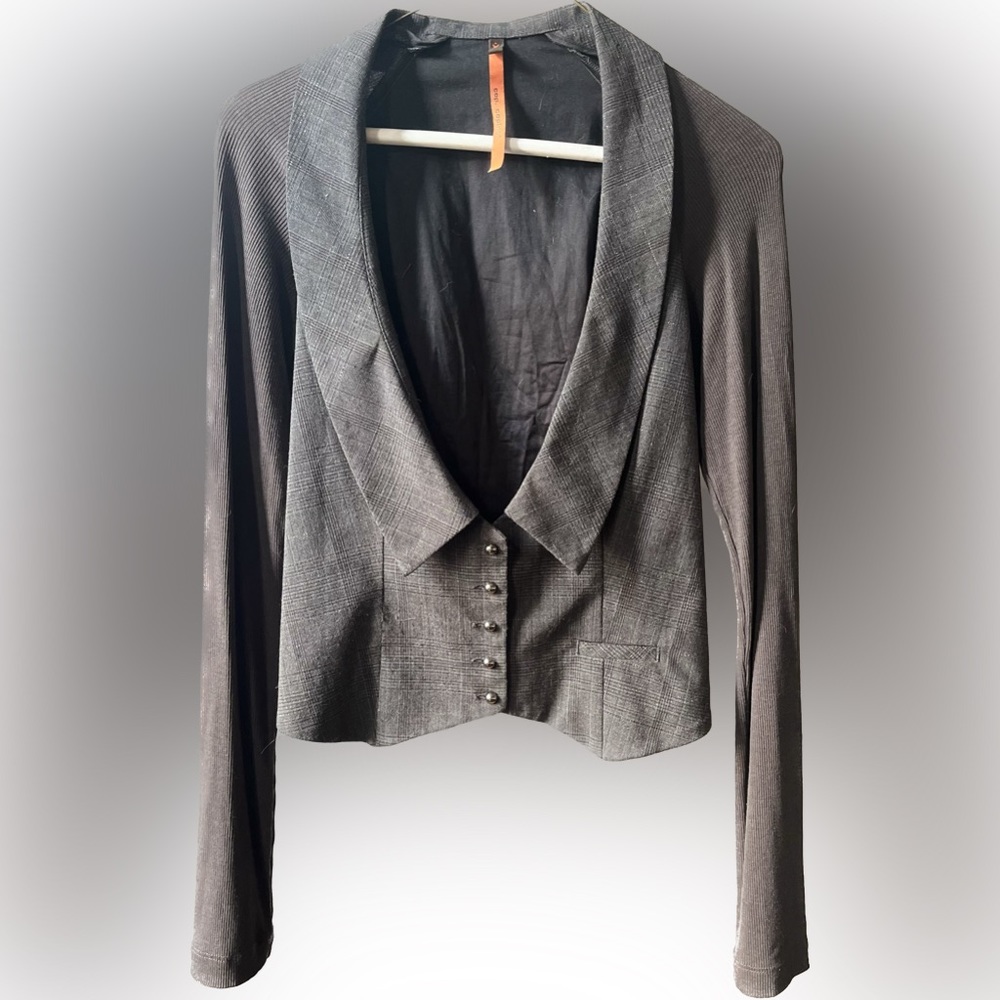 ***SOLD*** Cop Copine Grey Blazer Cardigan